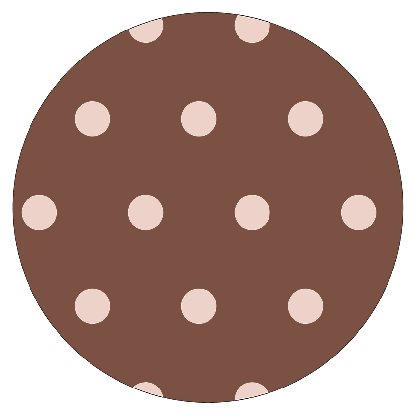 dots bruin-30cm