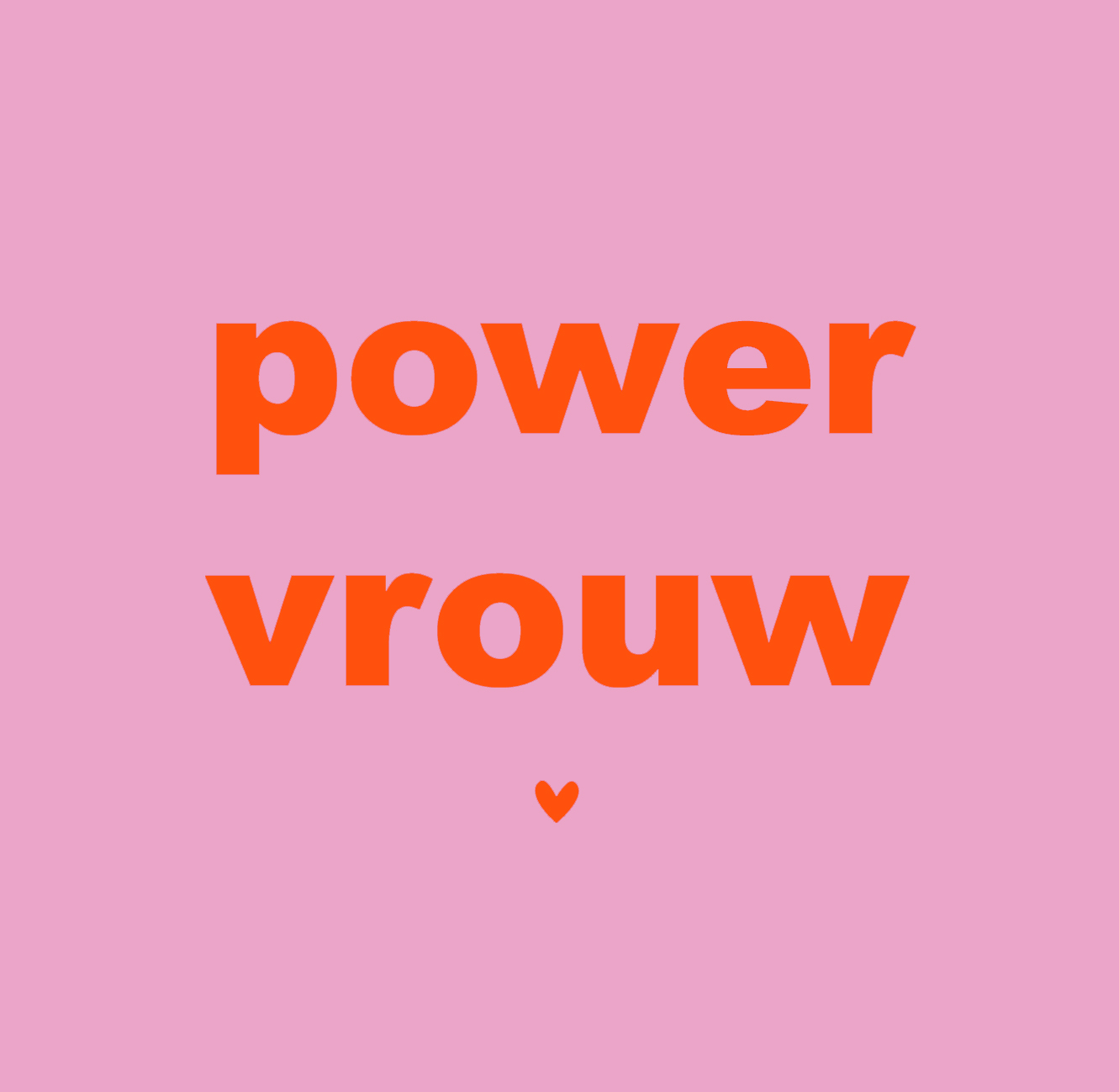 tegeltje power vrouw